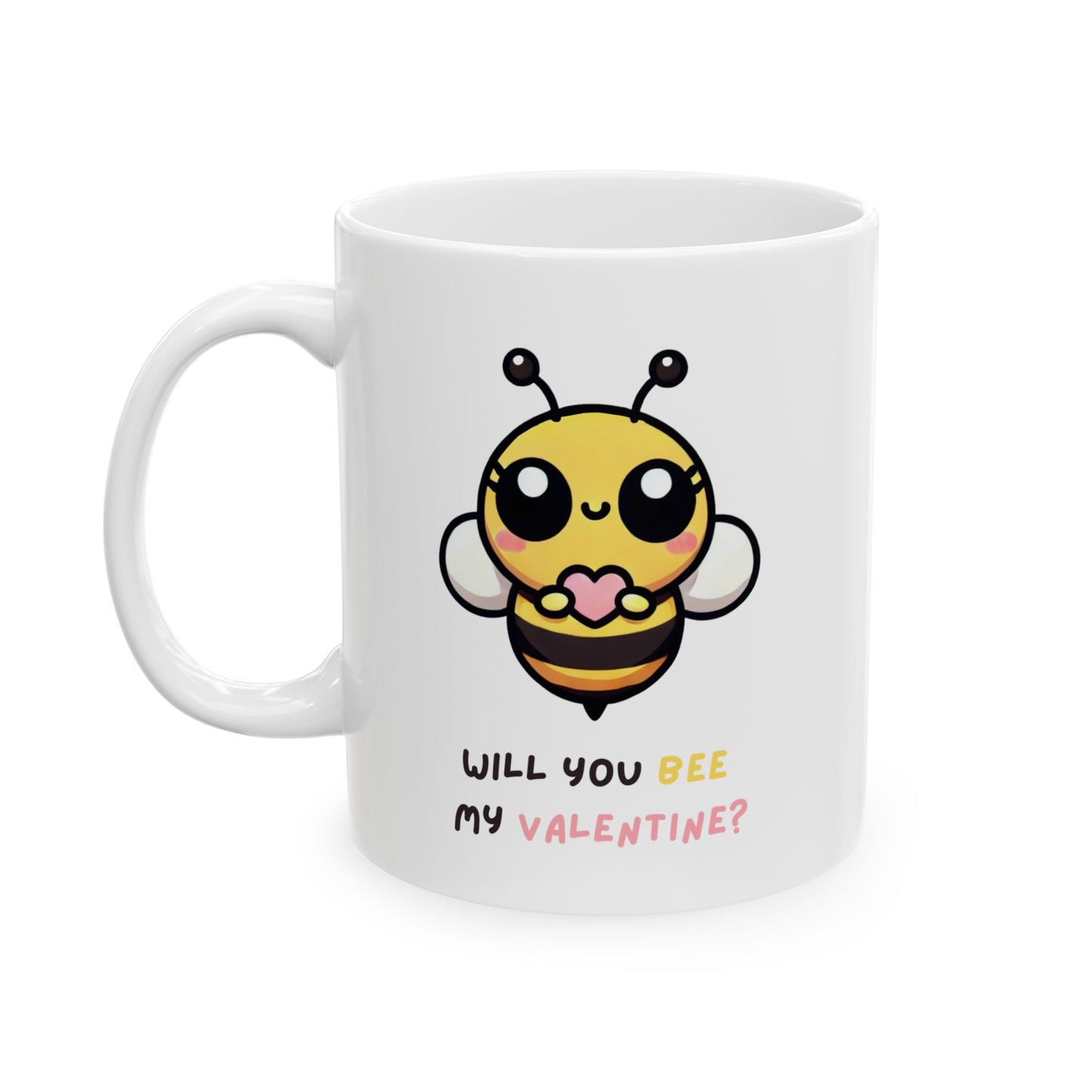 Will You Bee My Valentine Mug