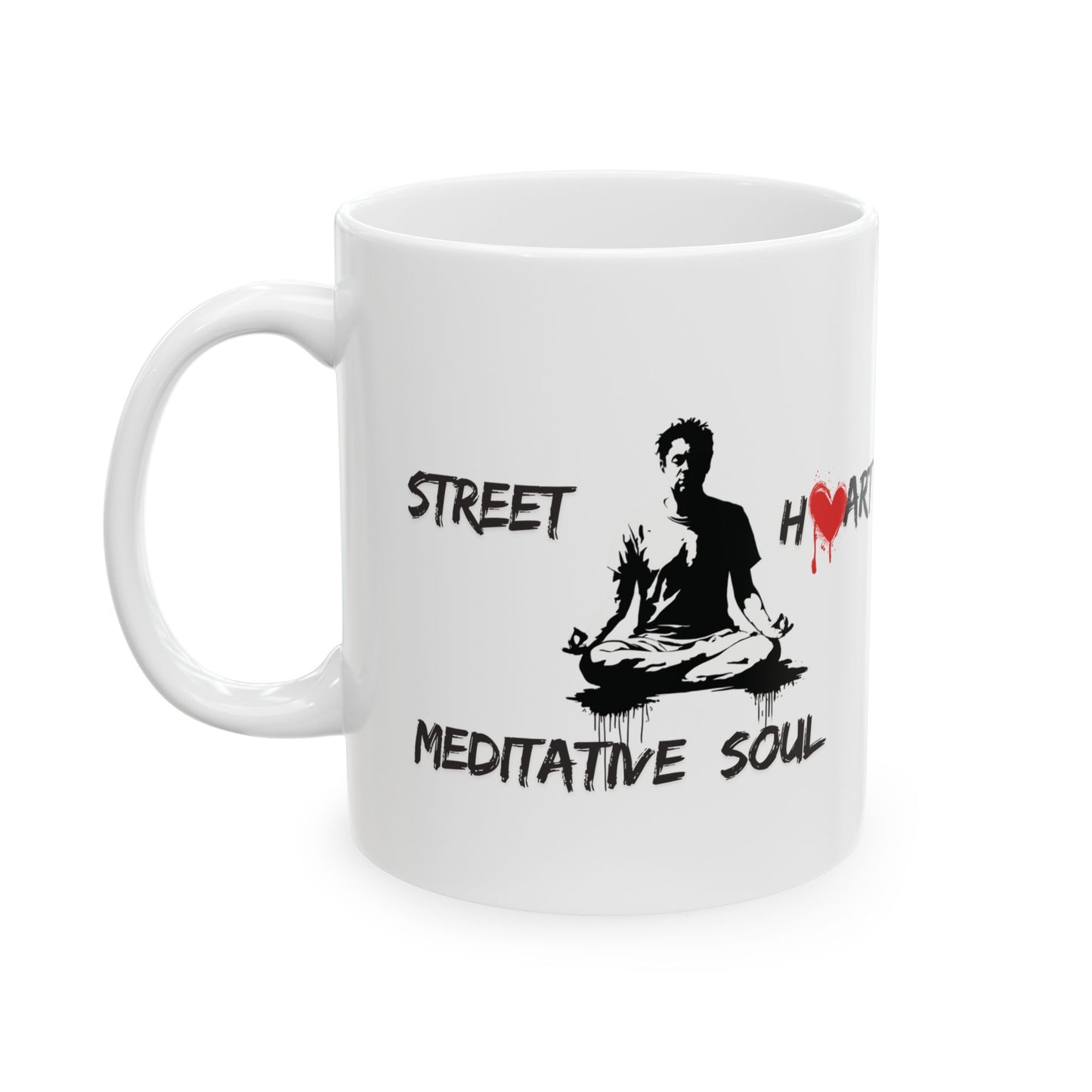 Street Art Meditative Soul Mug