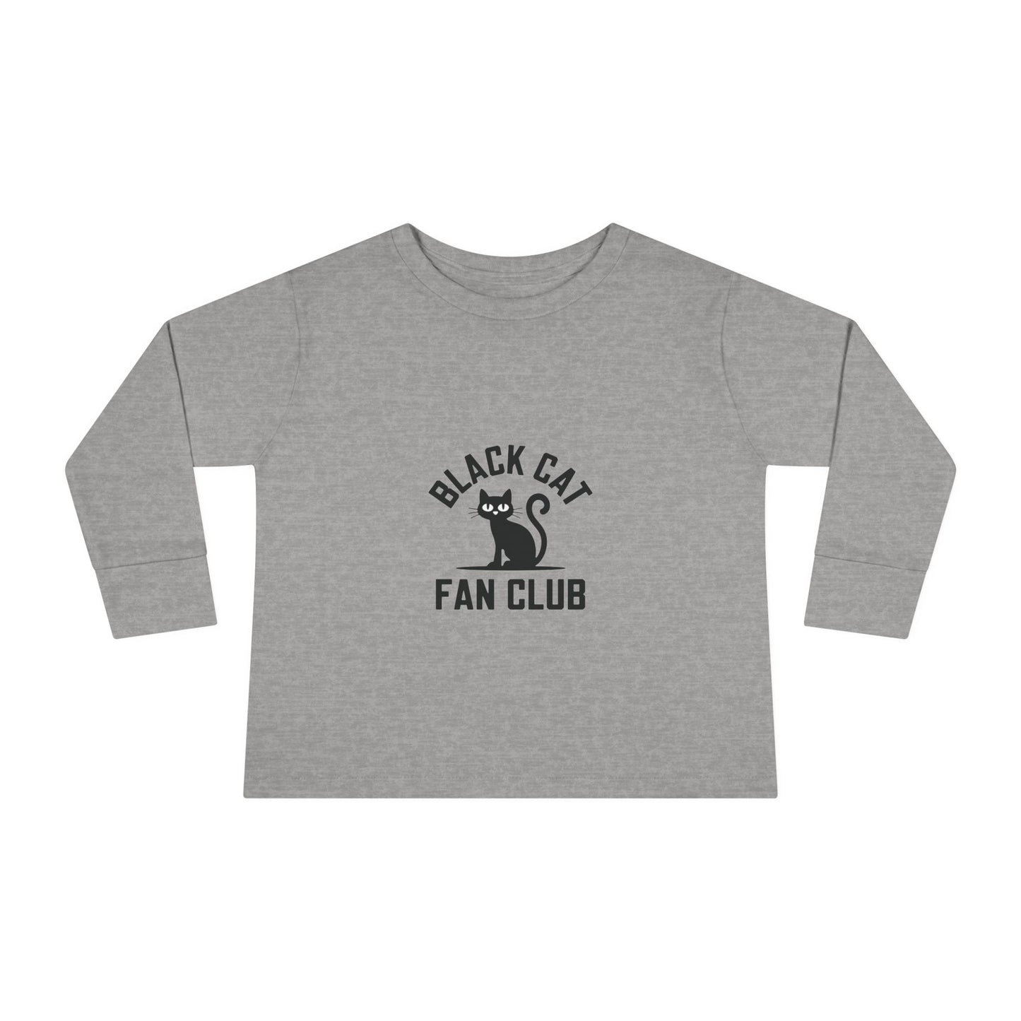 Black Cat Fan Club Toddler Long Sleeve T-shirt