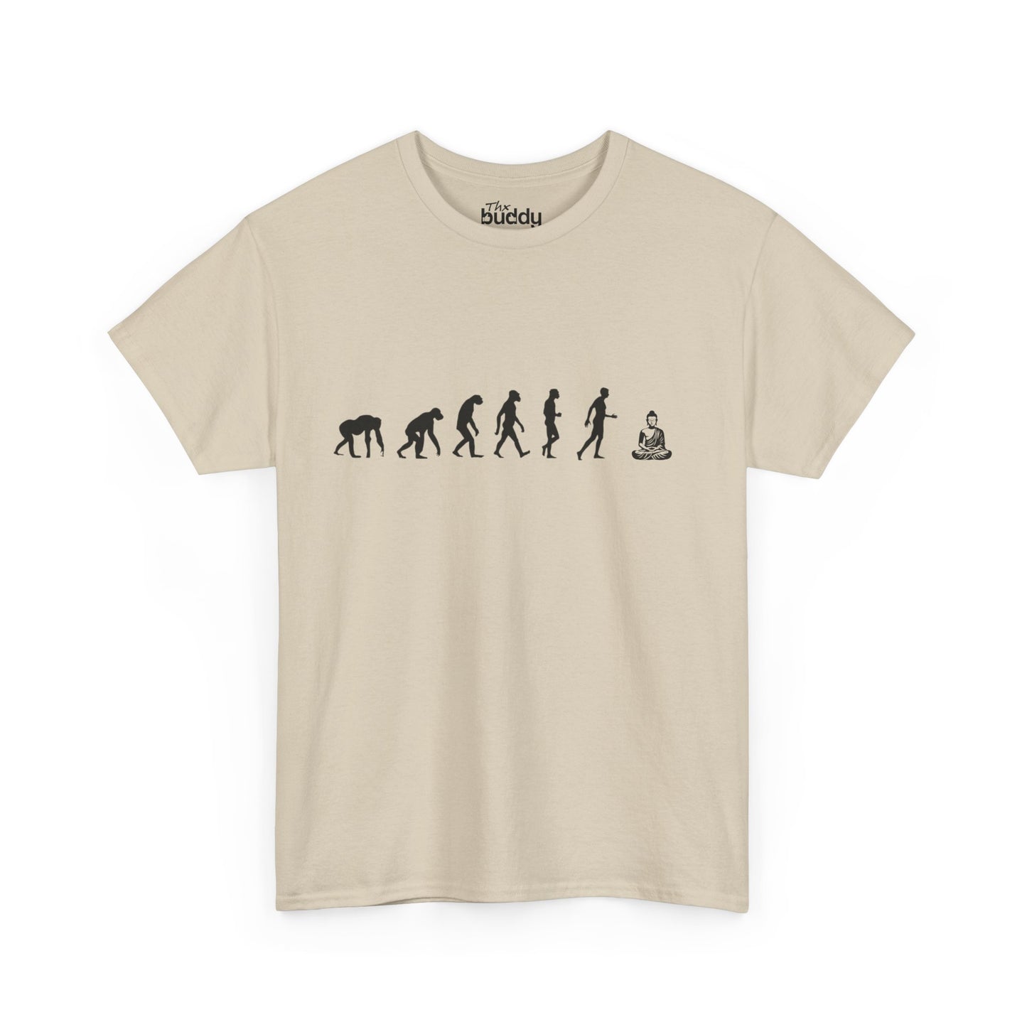 Buddha Evolution Adult T-shirt