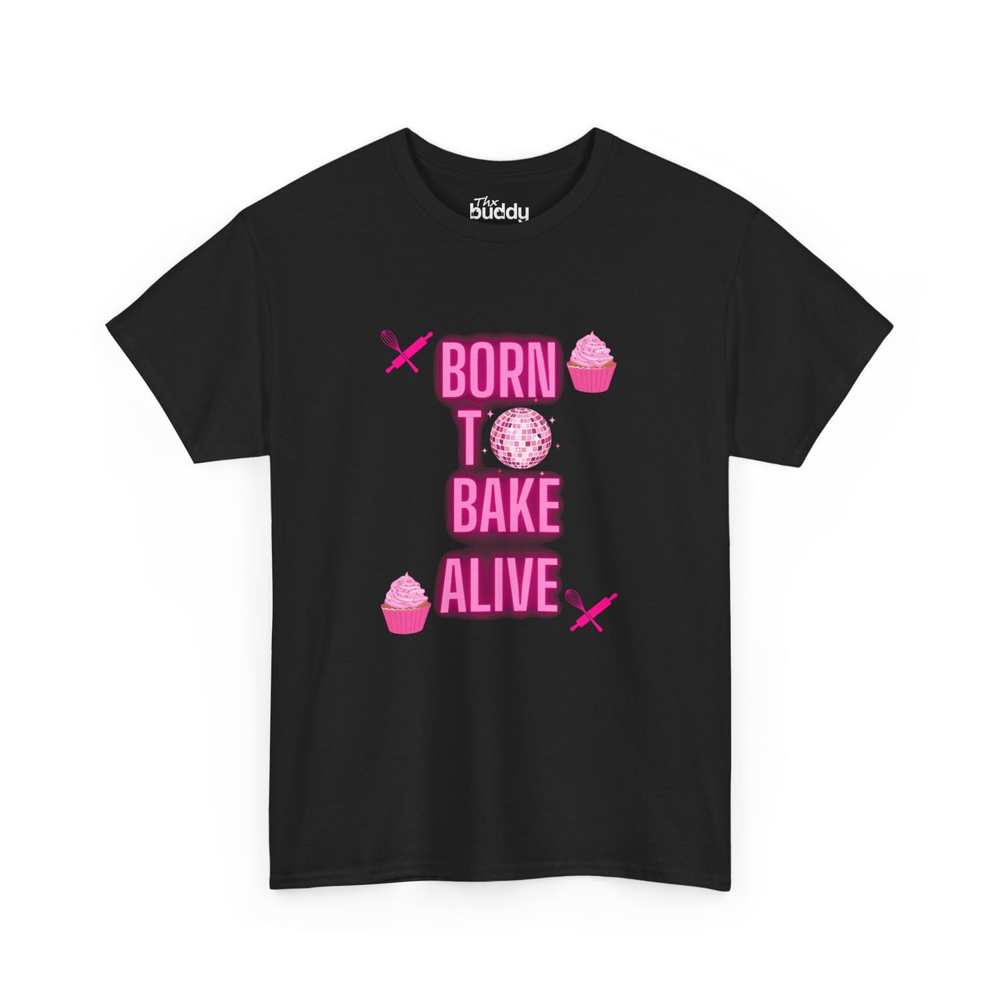 Born To Bake Alive Adult T-shirt