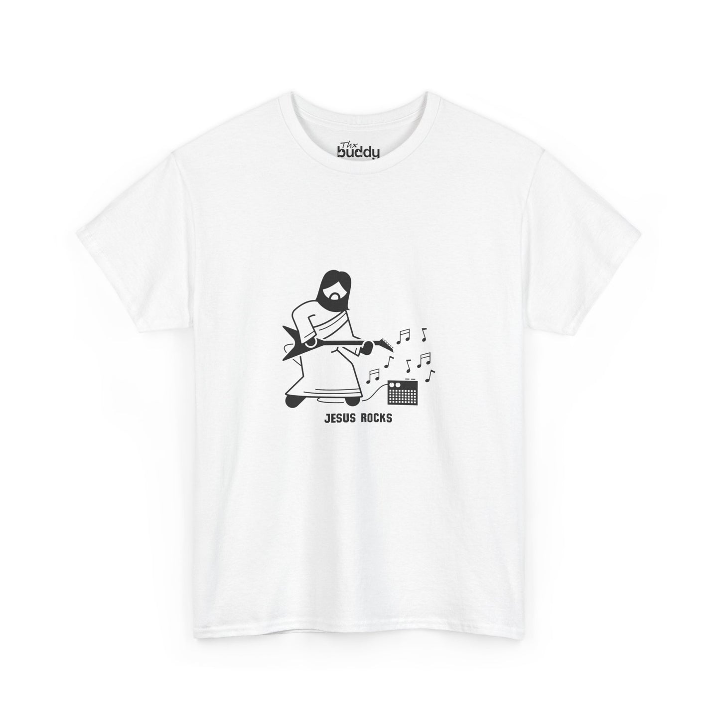 Jesus Rocks Adult T-shirt