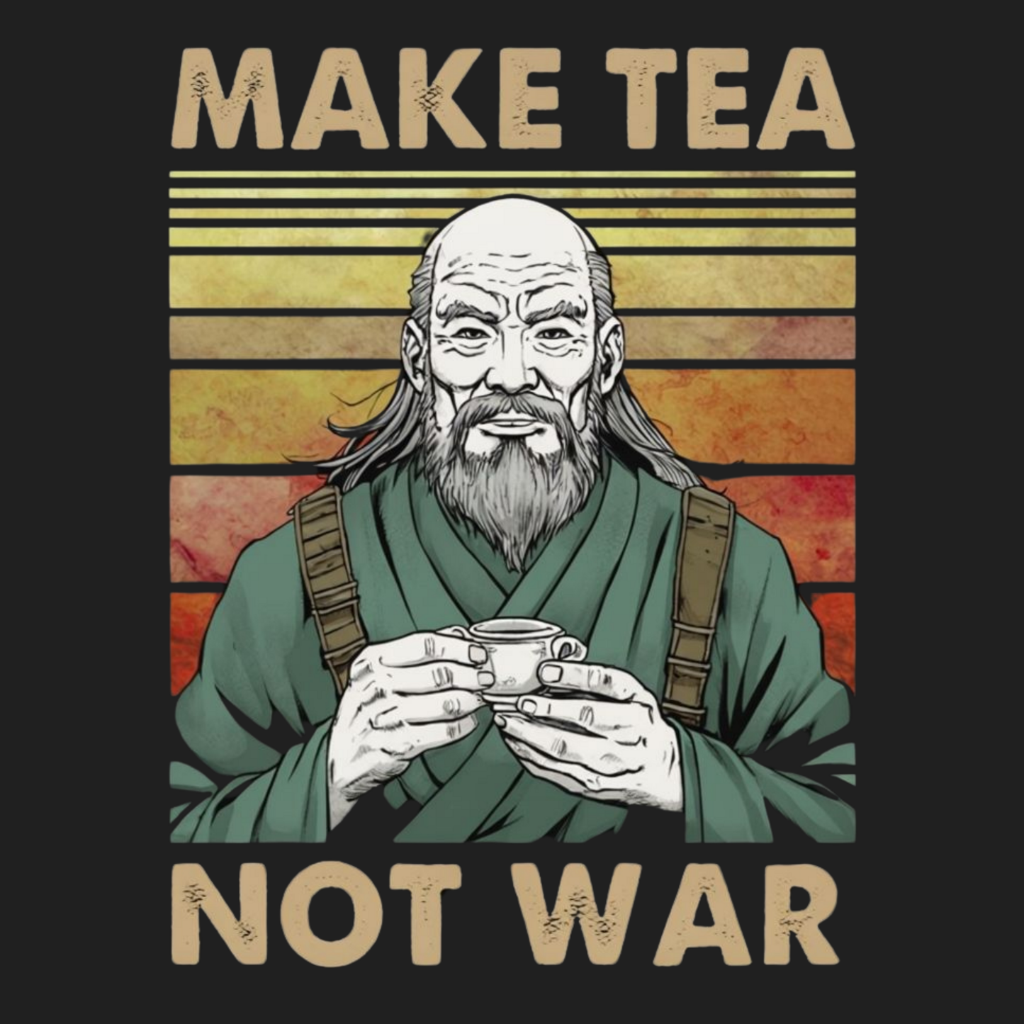Make Tea Not War Men's T-shirt
