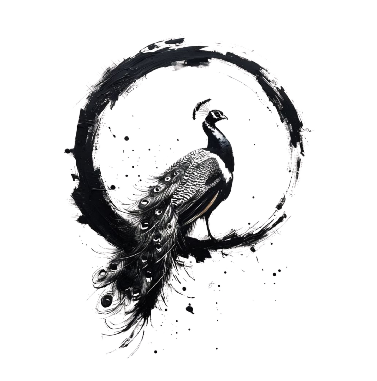 Zen Peacock Women's T-shirt
