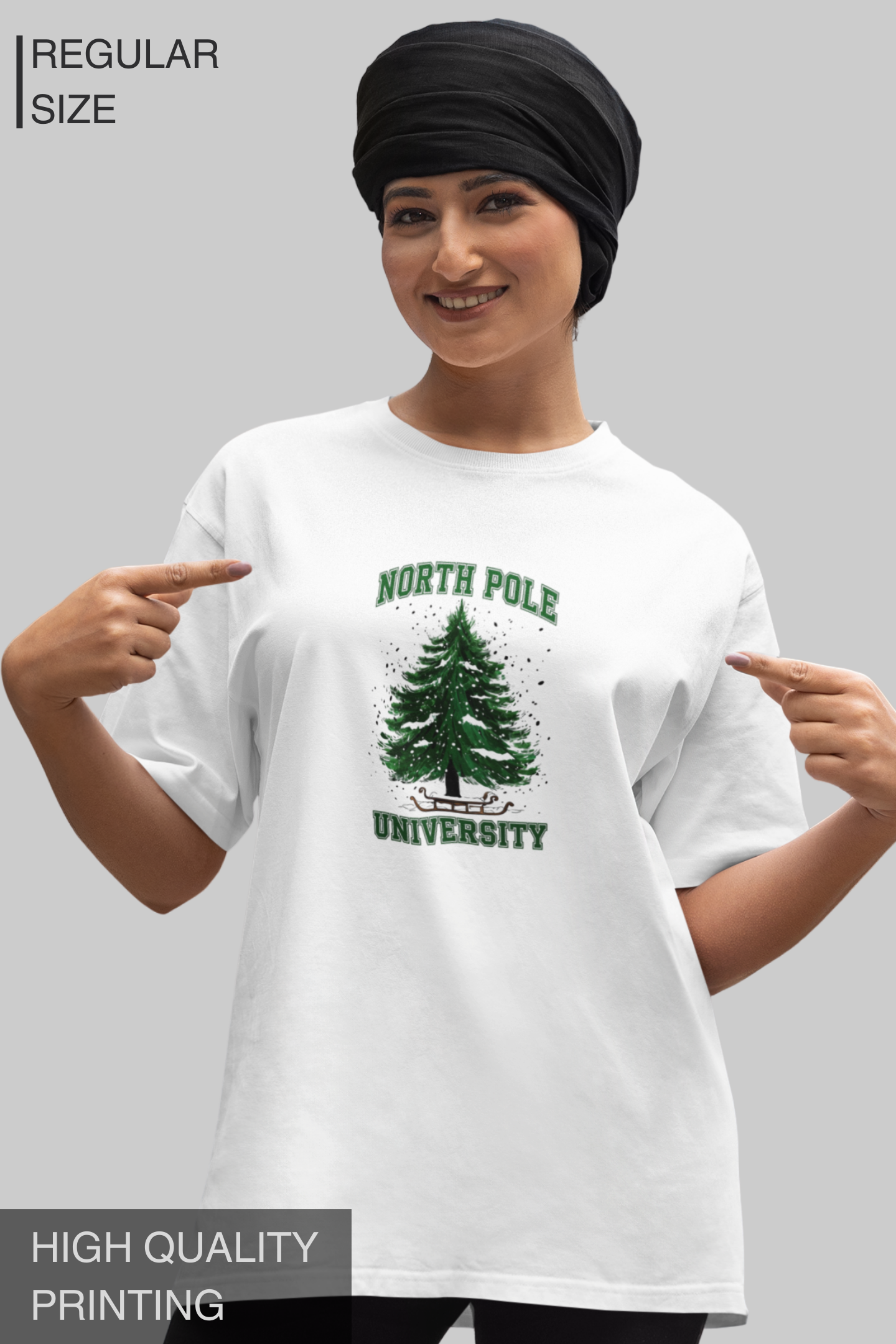 North Pole University Women's TShirt