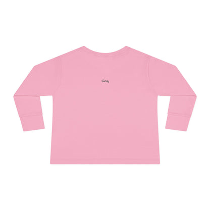 Born to sparkle, too cool to care. Toddler Long Sleeve T-shirt