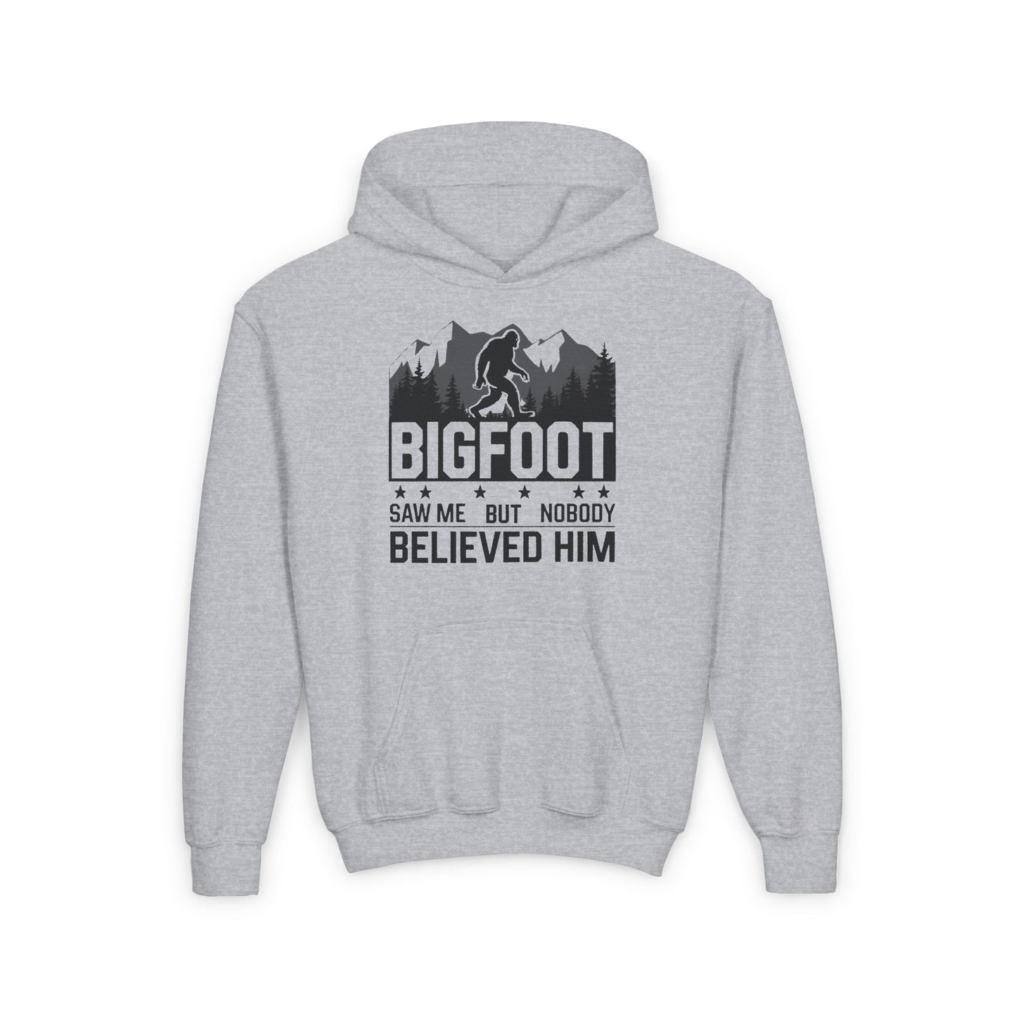 BIGFOOT Saw Me But Nobody Believed Him Kids/Teen Hoodie
