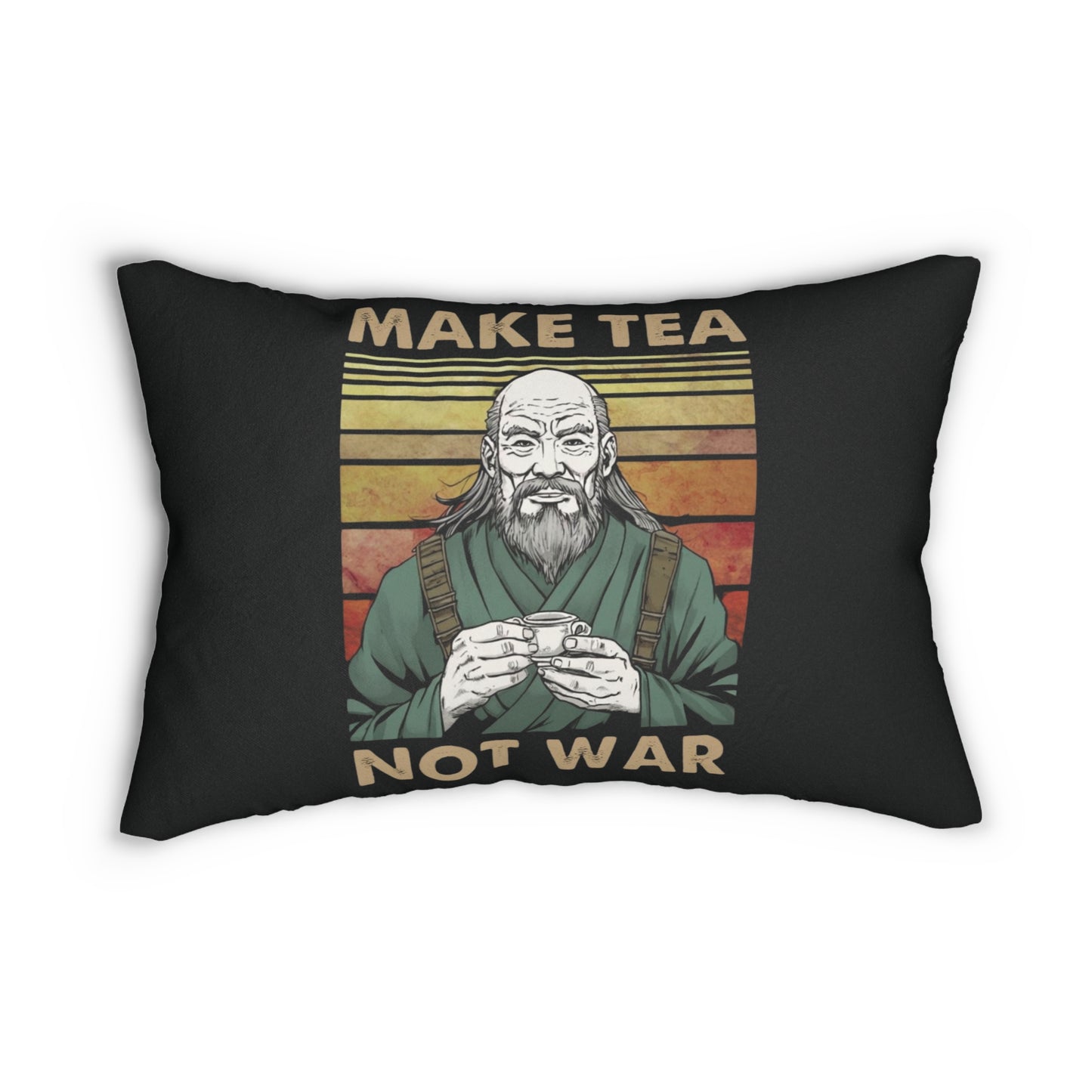 Make Tea Not War Pillow