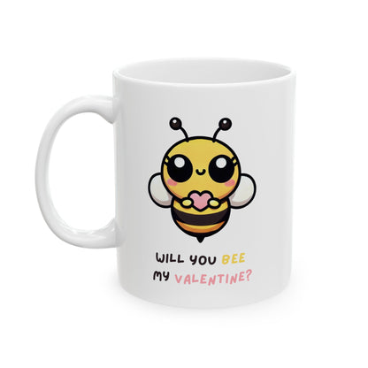 Will You Bee My Valentine Mug