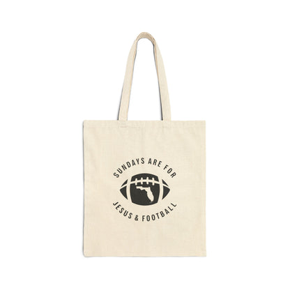 Sundays Are For Jesus And Football Florida Bag