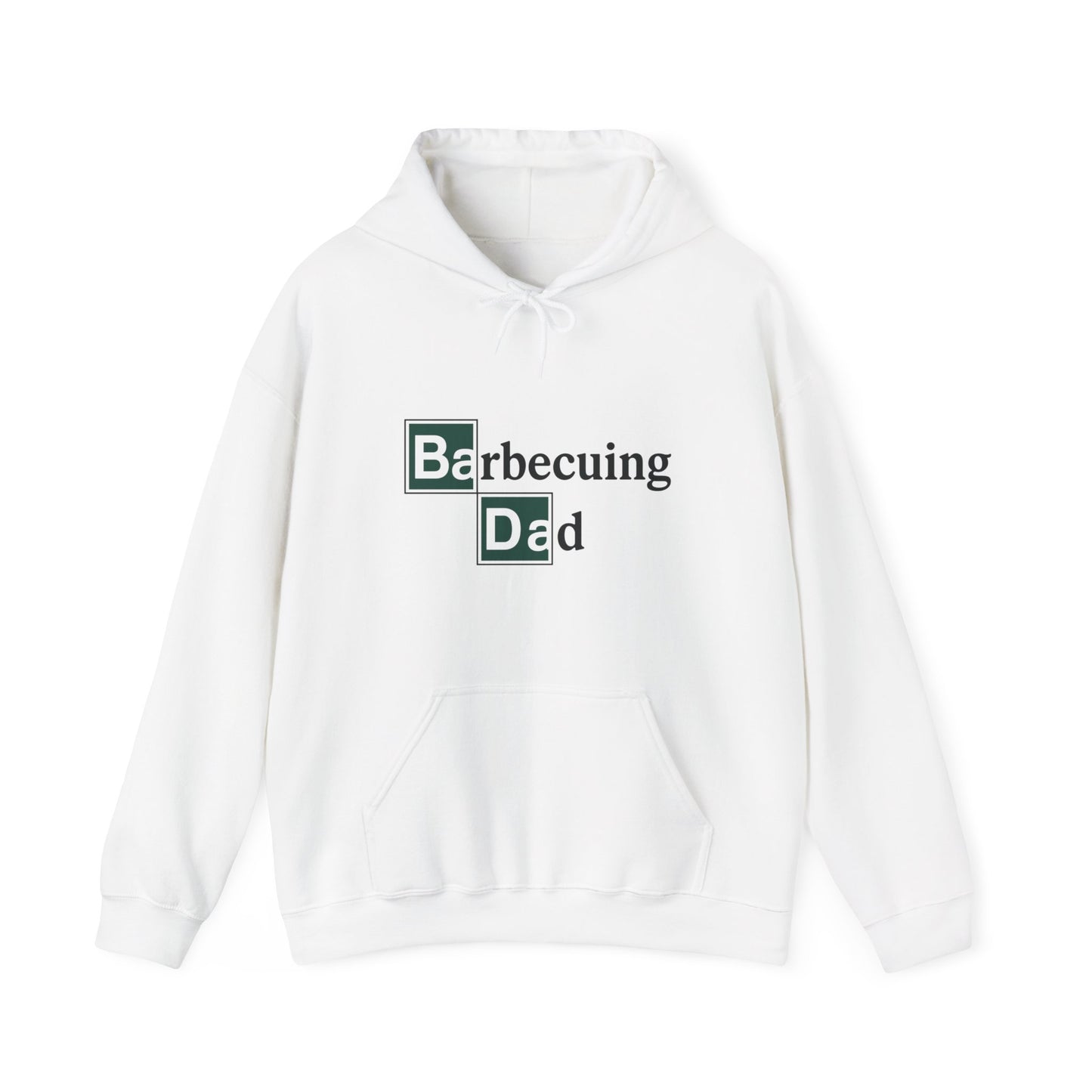 Barbecuing Dad Adult Hoodie