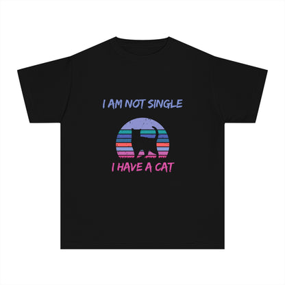 I Am Not Single, I Have a Cat Kid/Teen T-Shirt