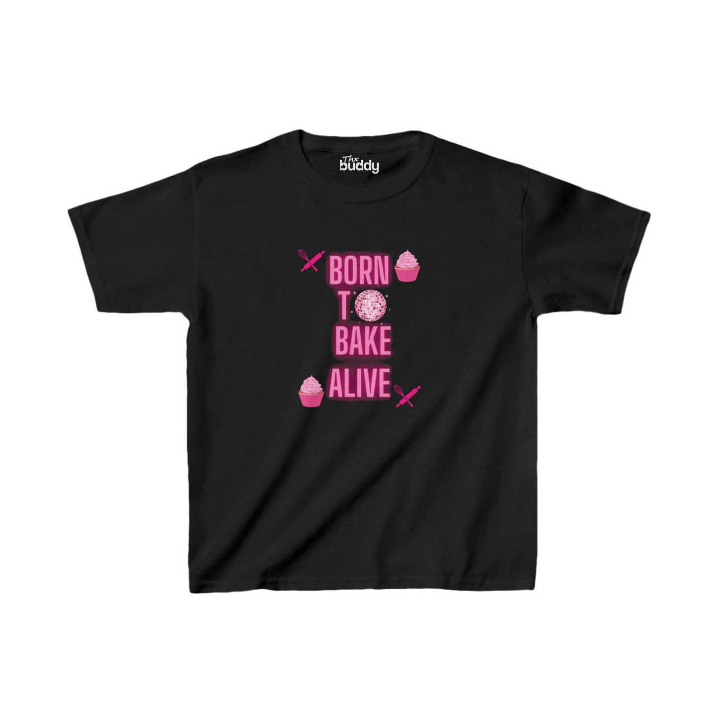 Born To Bake Alive Kids/Teen T-shirt