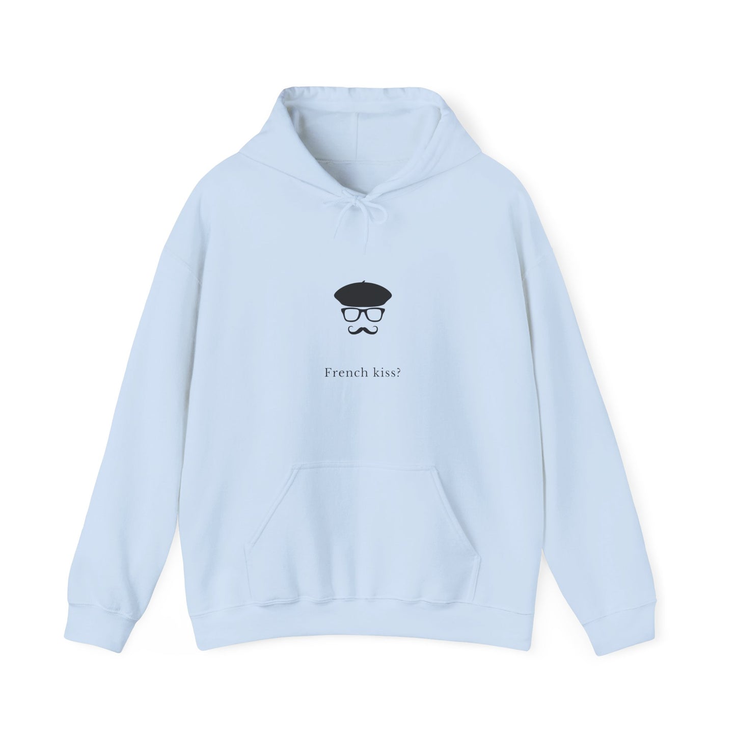 Man French Kiss? Adult Hoodie