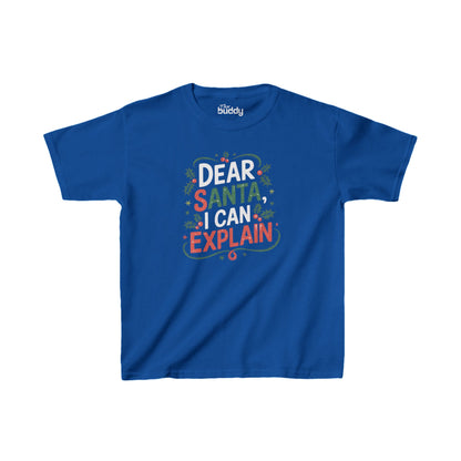Dear Santa, I Can Explain Kids/Teen T-shirt