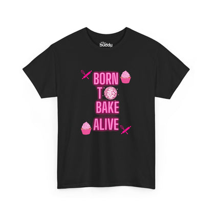 Born To Bake Alive Adult T-shirt