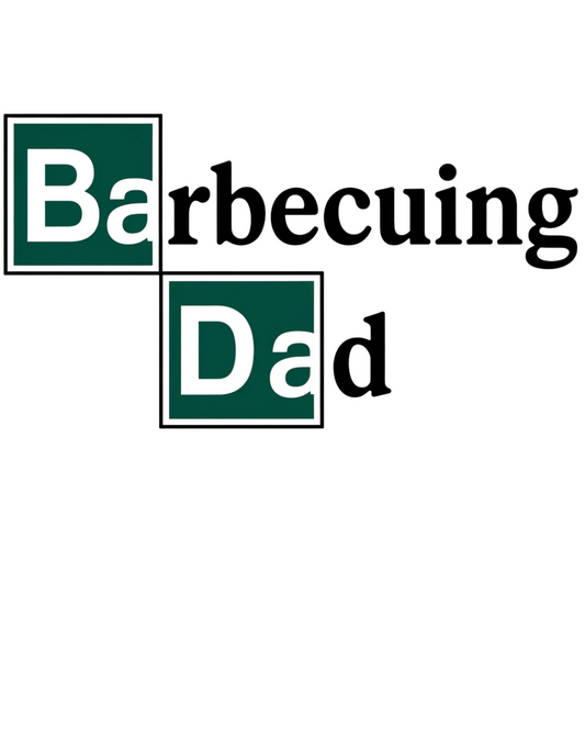 Barbecuing Dad Adult Hoodie