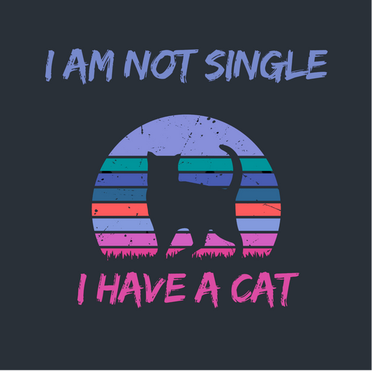 I Am Not Single, I Have a Cat Toddler Long Sleeve T-shirt
