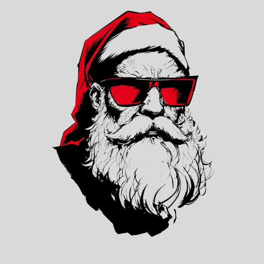 Badass Santa Kids/Teen Hoodie