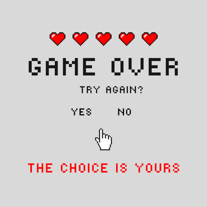 GAME OVER Kids/Teen Hoodie