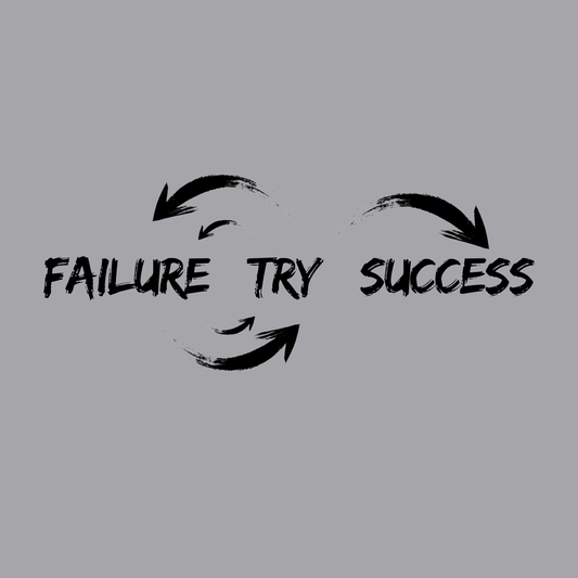 Failure Try Success Adult Sweatshirt