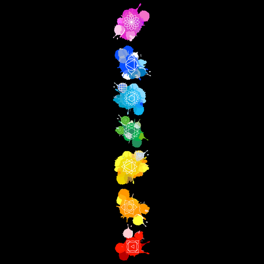 7 Chakras Adult T-shirt