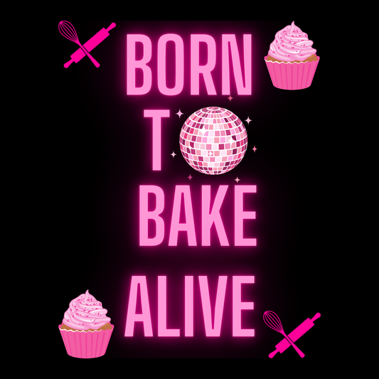 Born To Bake Alive Adult Hoodie