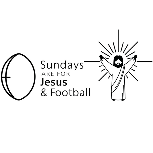 Sundays Are For Jesus And Football Adult T-shirt