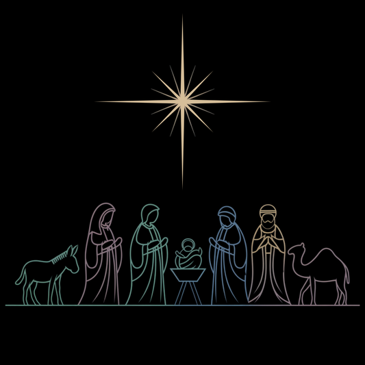 Jesus Nativity Adult T-shirt
