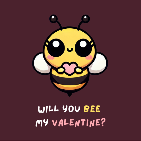 Will You Bee My Valentine Adult T-shirt
