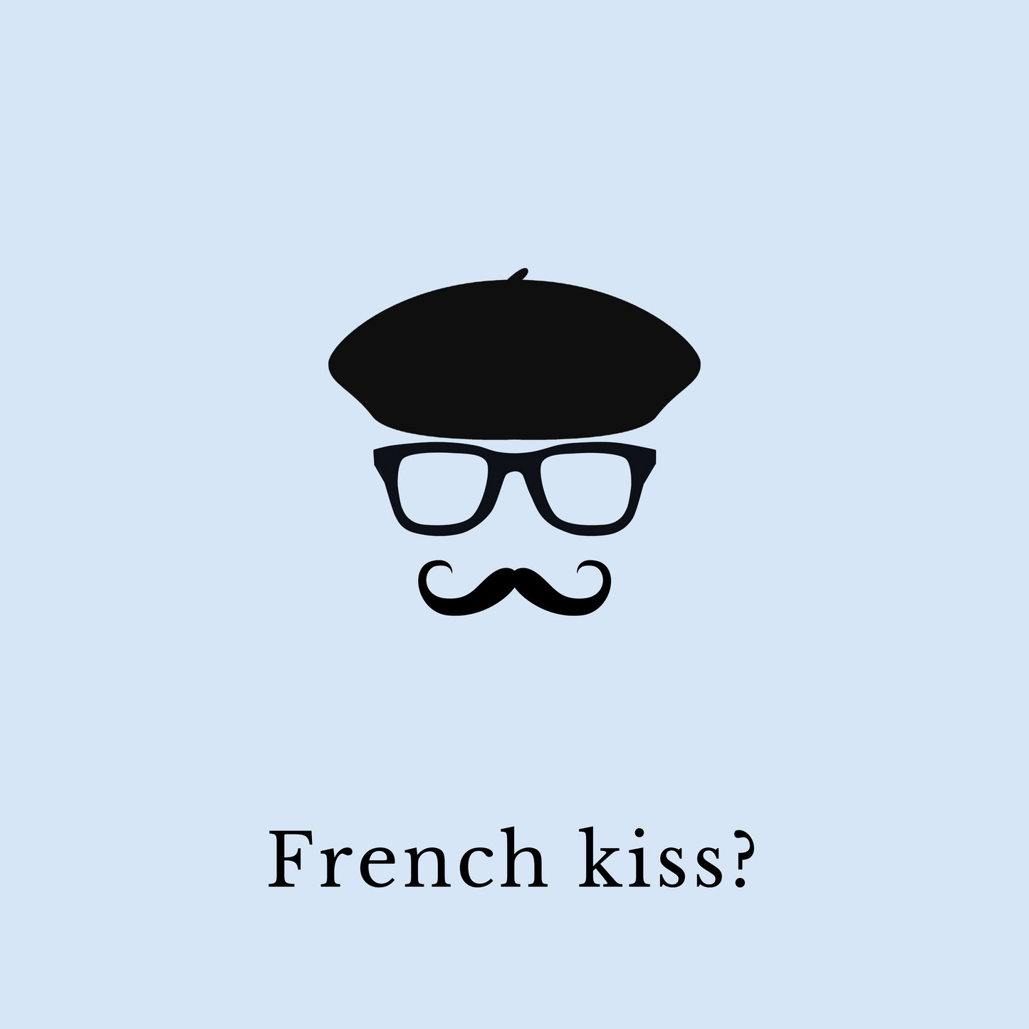 Man French Kiss? Adult T-shirt