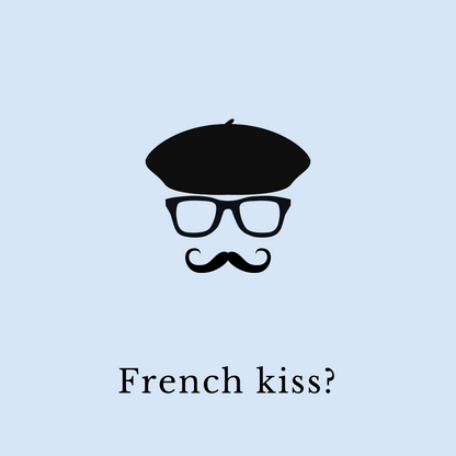 Man French Kiss? Adult T-shirt