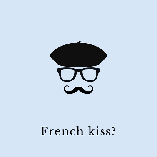 Man French Kiss? Adult T-shirt
