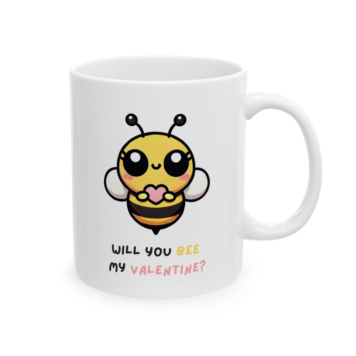 Will You Bee My Valentine Mug