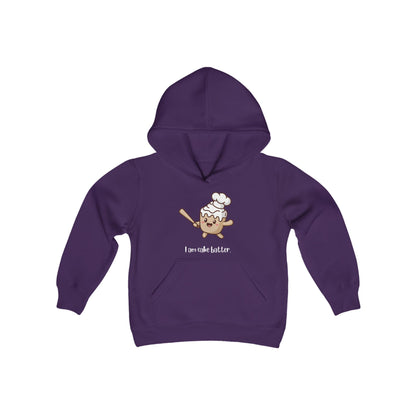 I Am Cake Batter Kids/Teen Hoodie