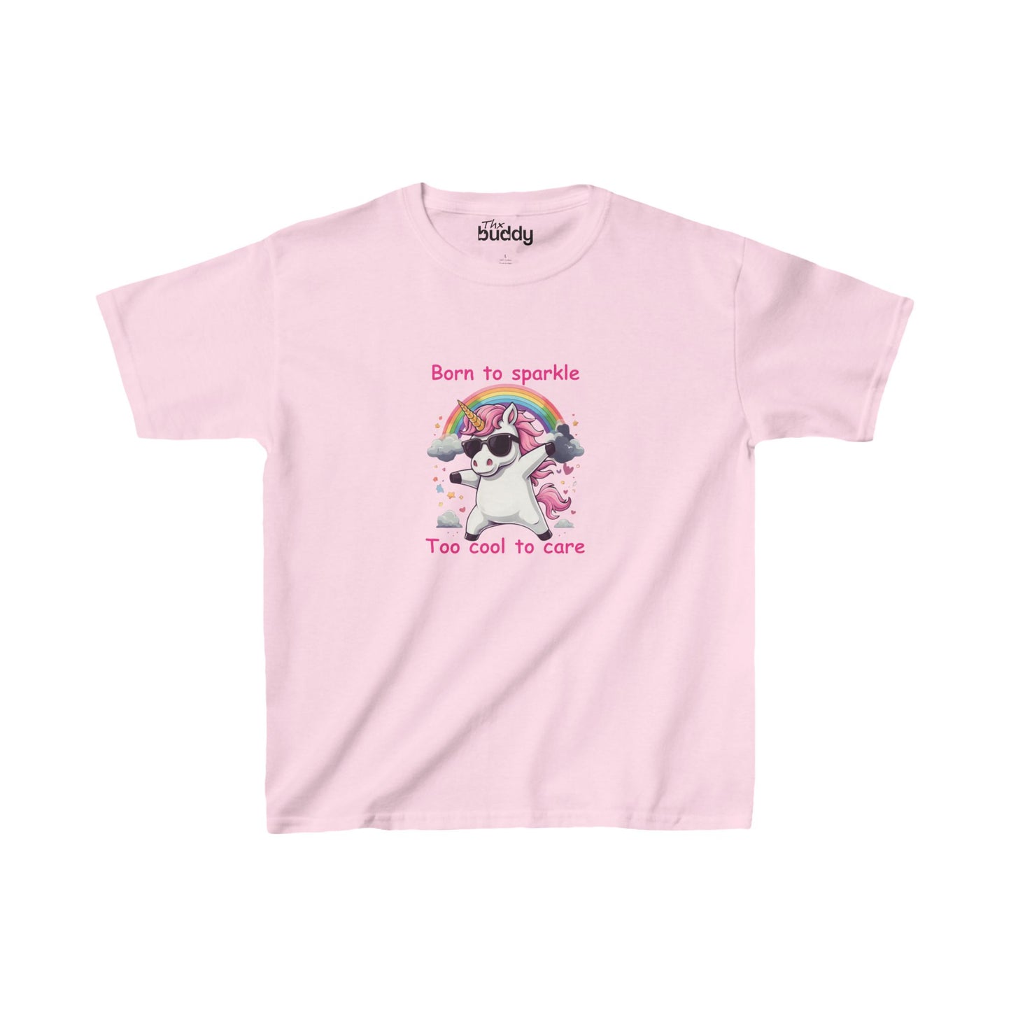 Born to sparkle, too cool to care. Kids/Teen T-shirt
