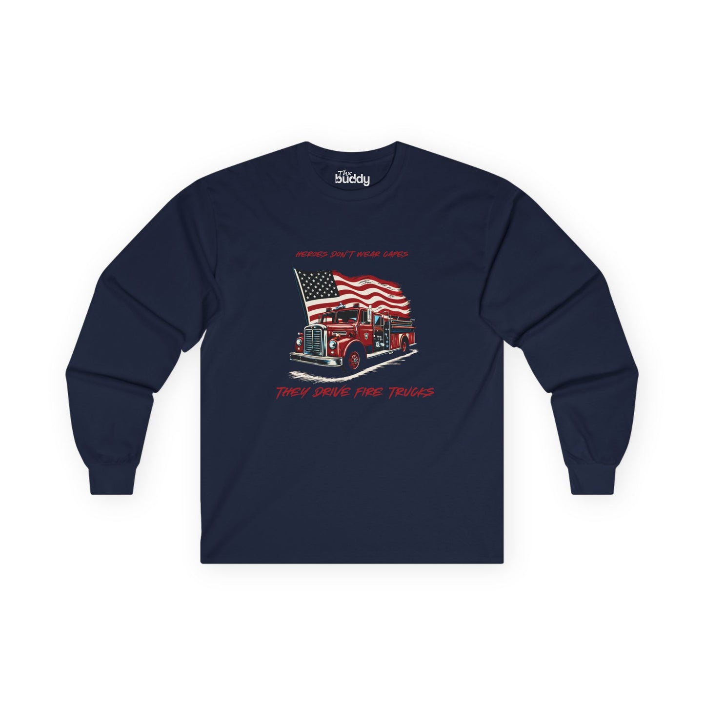 Firemen Pride Adult Long Sleeve T-shirt