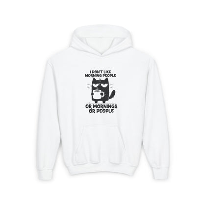 I Don't Like Morning People Or Mornings Or People Kids/Teen Hoodie