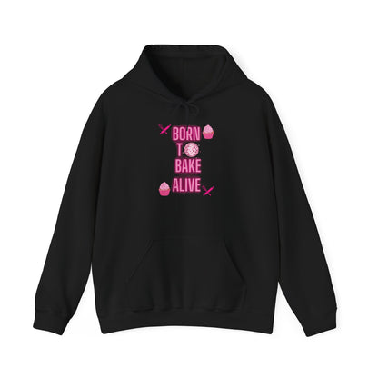 Born To Bake Alive Adult Hoodie