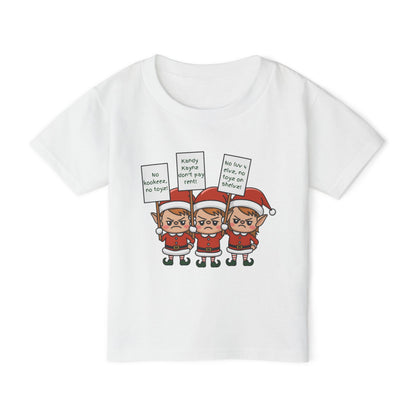 Christmas Elves On Strike Toddler T-shirt
