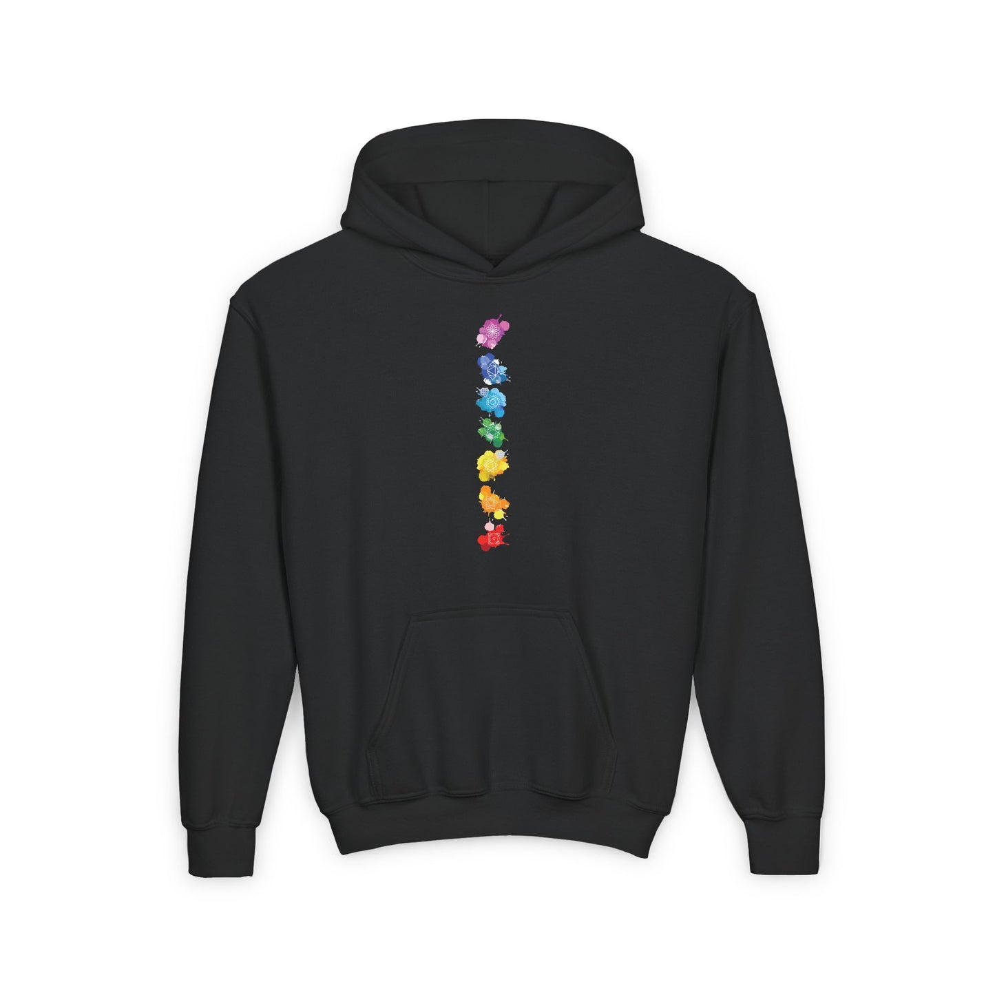 7 Chakras Kids/Teen Hoodie