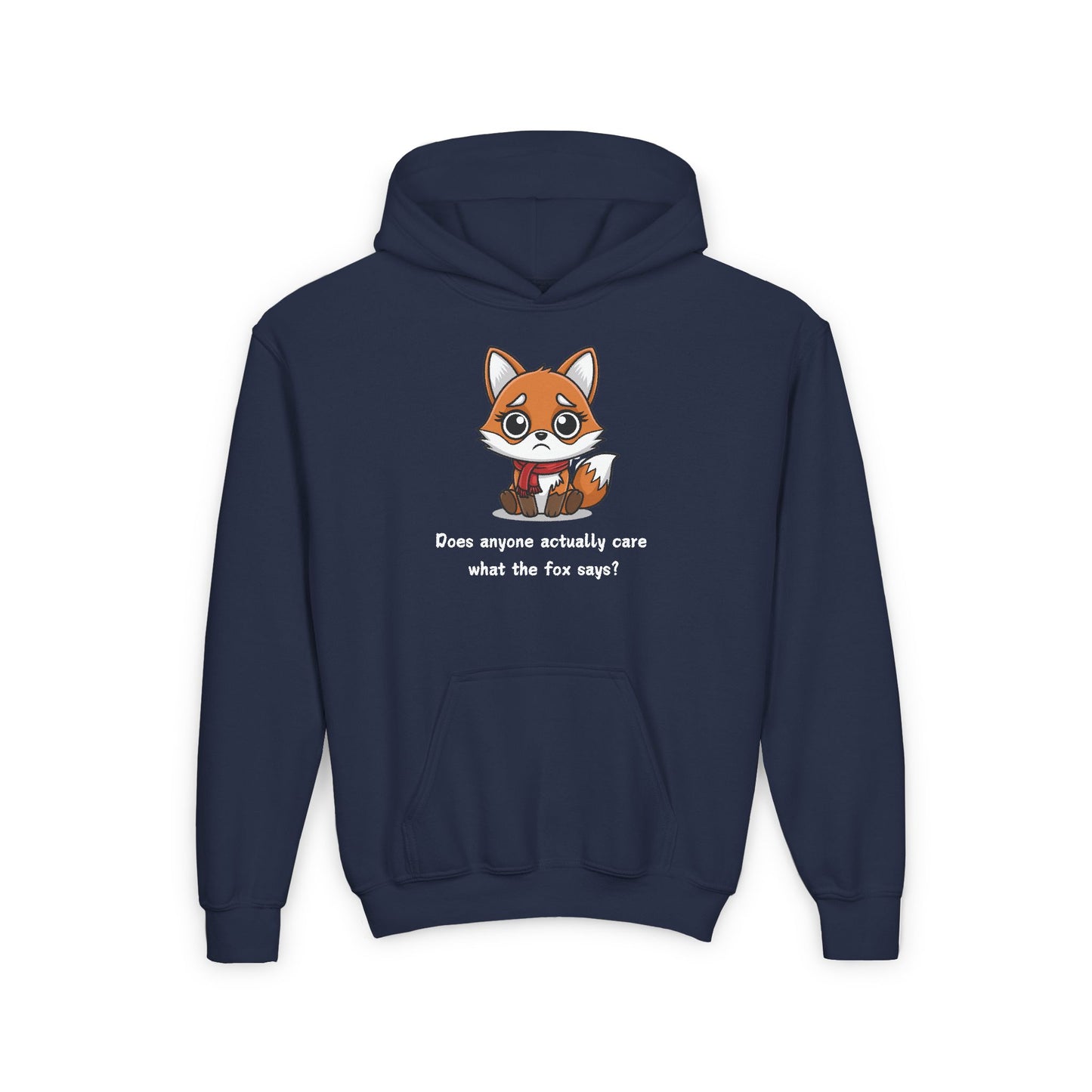 Does Anyone Actually Care What The Fox Says Kids/Teen Hoodie