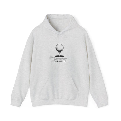 Always Wash Your Hands After Playing With Your Balls Adult Hoodie