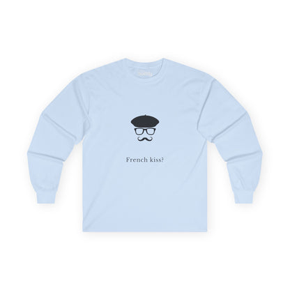 Man French Kiss? Adult Long Sleeve T-shirt