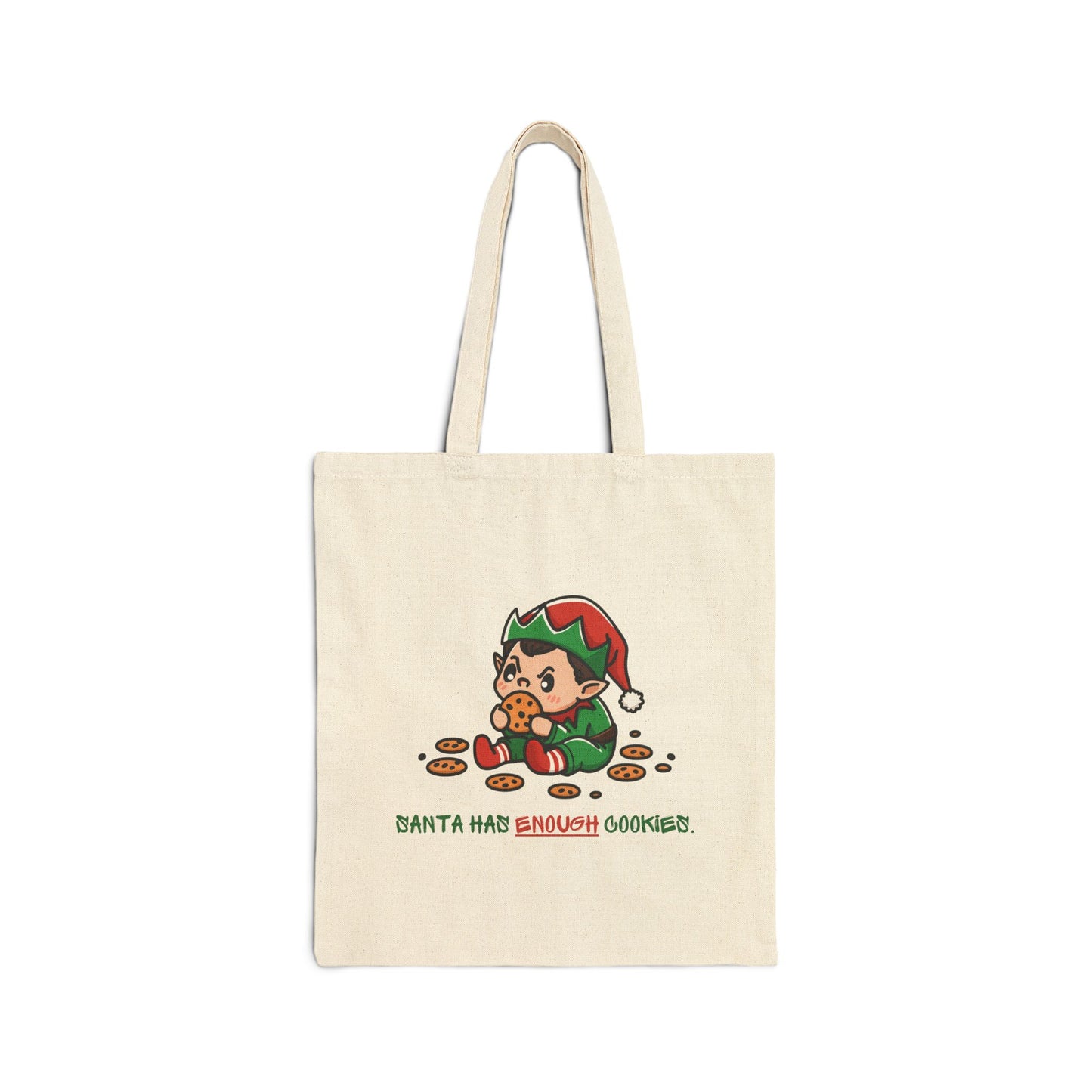 Santa Has Enough Cookies Bag