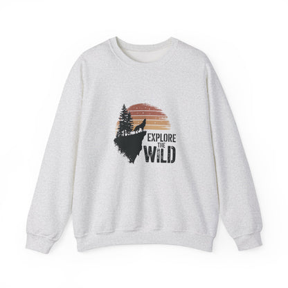 Explore The Wild Adult Sweatshirt