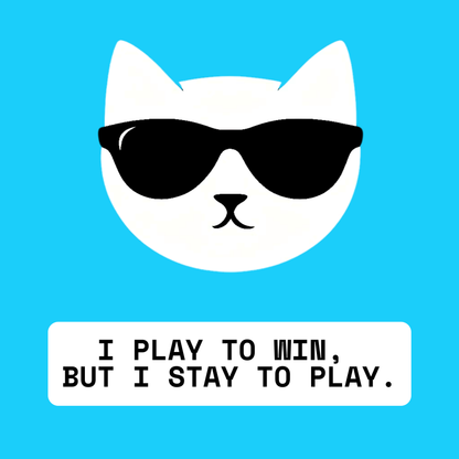 I Play To Win, But I Stay To Play. Men's T-shirt