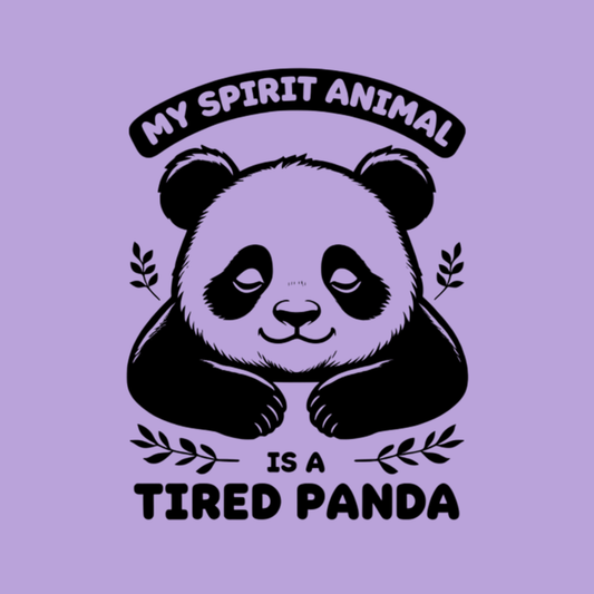 My Spirit Animal Is A Tired Panda Women's T-shirt