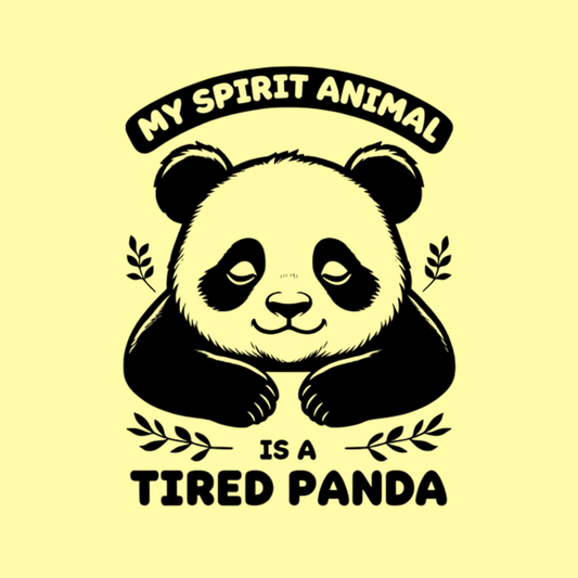 My Spirit Animal Is A Tired Panda Men's T-shirt