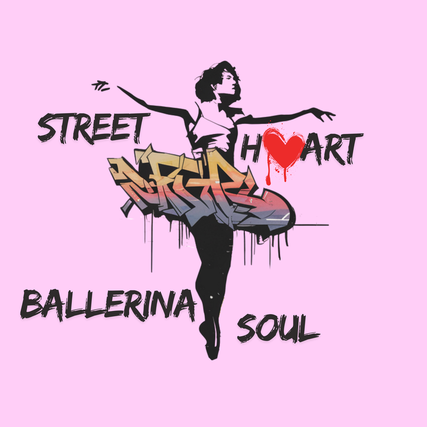 Street Art Ballerina Soul Women's T-shirt